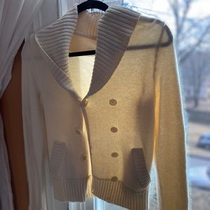 Ralph Lauren Cream Cowl Neck Cozy Sweater Small